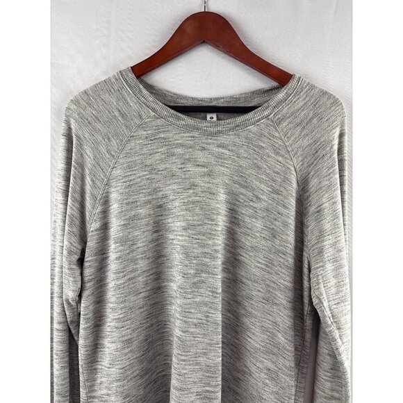Athleta Grey Long Sleeve Crew Neck Sweatshirt S - Picture 1 of 5